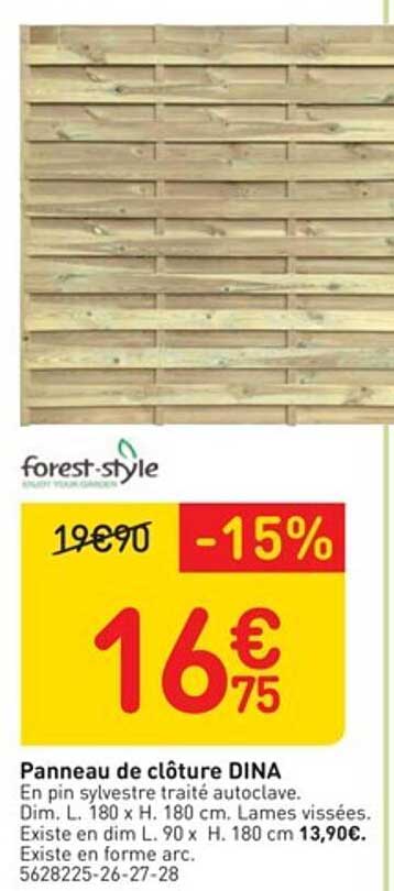 panneau de clôture dina