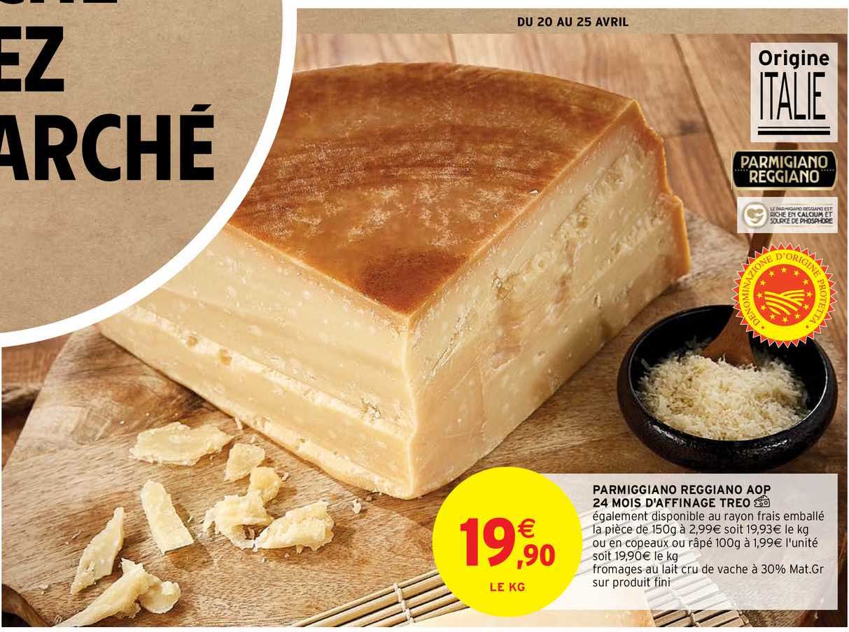 parmiggiano reggiano aop 24 mois d'affinage treo