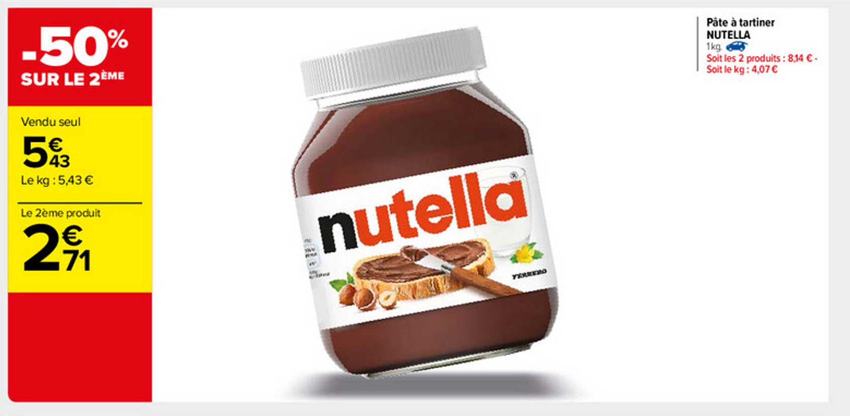 Pâte à Tartiner Nutella