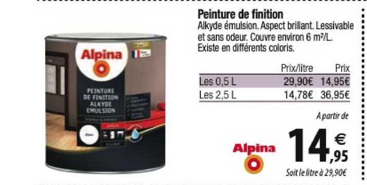 peinture de finition alpina