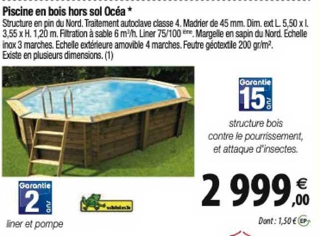 piscine en bois hors sol océa