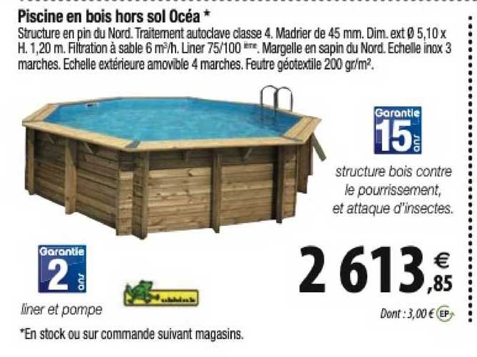 piscine en bois hors sol océa
