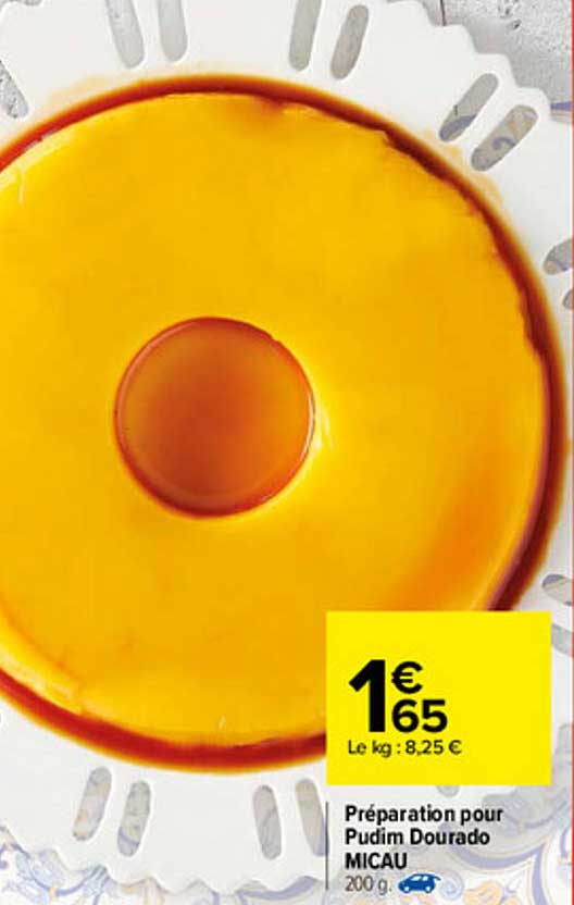 préparation pour pudim dourado micau