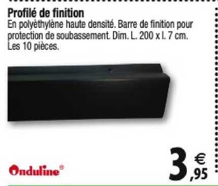 profilé de finition onduline