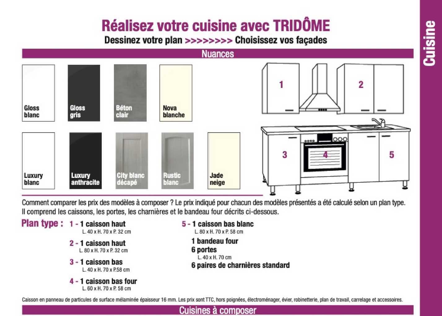 réalisez votre cuisine