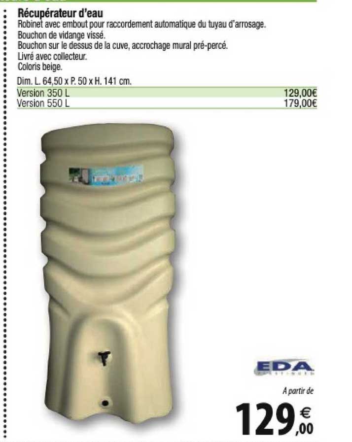 Récupérateur D'eau Eda