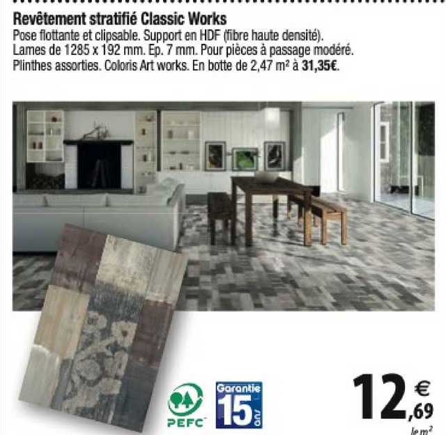 revêtement stratifié classic works