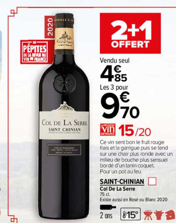 saint-chinian col de la serre