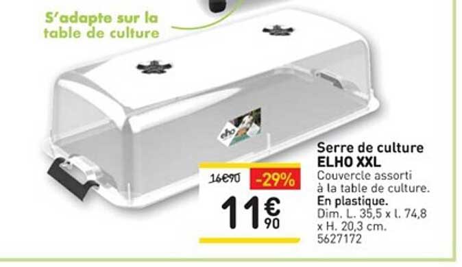 Serre De Culture Elho Xxl