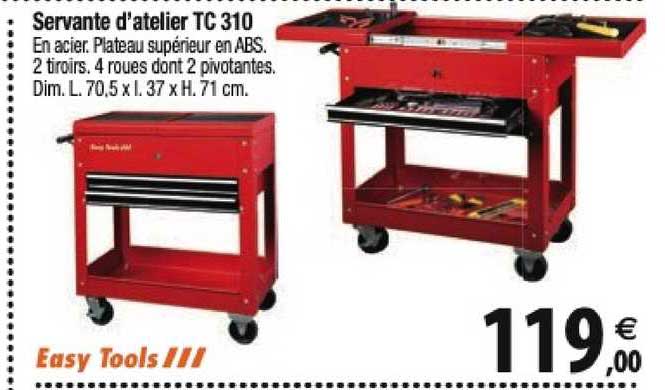 servante d'atelier tc 310 easy tools