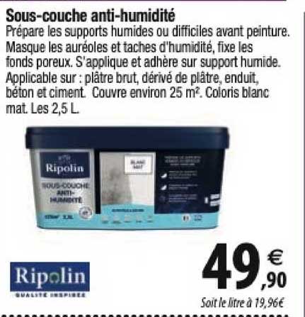 sous-couche anti-humidité ripolin