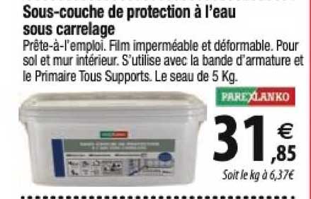 Sous-couche De Protection à L'au Sous Carreflage