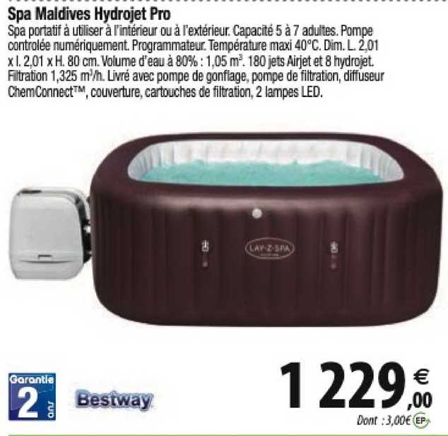 spa maldives hydrojet pro bestway
