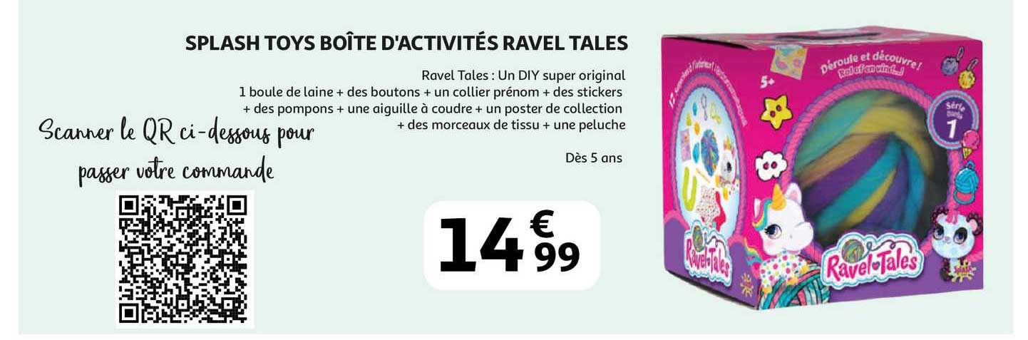 splash toys boîte d'activités ravel tales