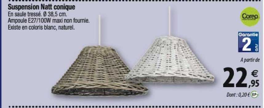 suspension natt conique corep