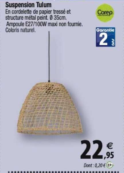 suspension tulum corep