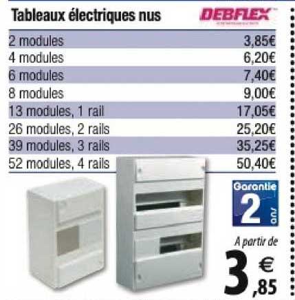 tableaux électriques nus debflex