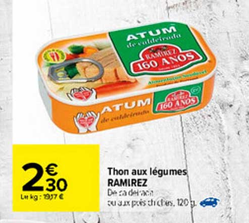 Thon Aux Légumes Ramirez