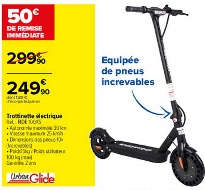 trottinette électrique urban glide