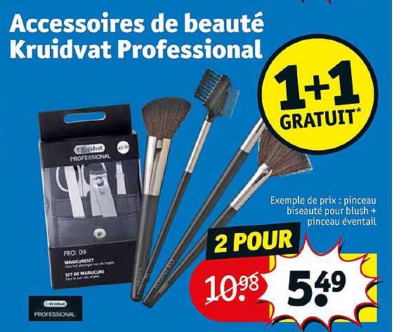 accessoires de beauté krudvat professional