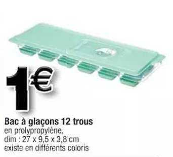 bac à glaçons 12 trous