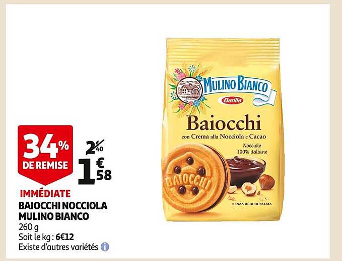 Baiocchi Nocciola Mulino Bianco