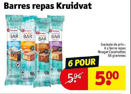 barres repas krudvat