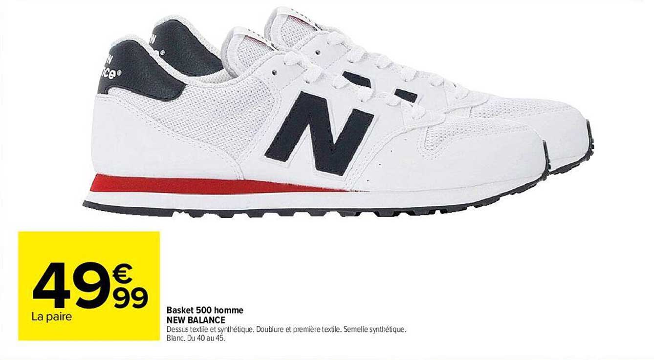 basket 500 homme new balance