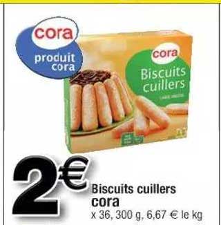 biscuits cuillers cora