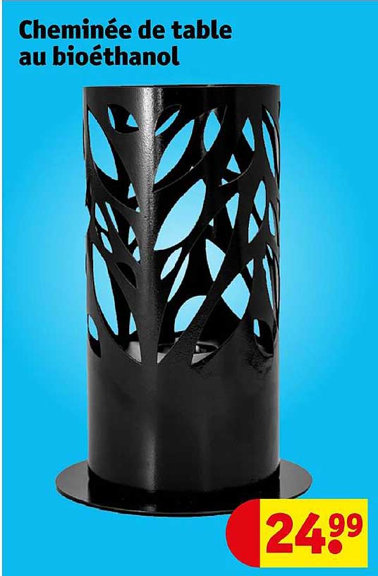 cheminée de table au bioéthanol