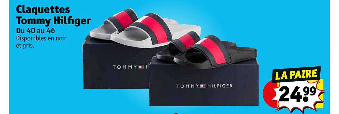 claquettes tommy hilfiger