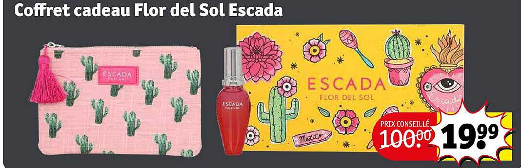 coffret cadeau flor del sol escada
