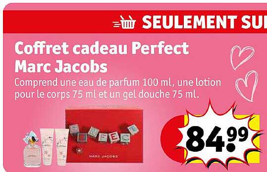 coffret cadeau perfect marc jarcobs