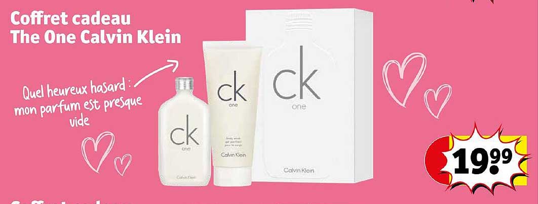 coffret cadeau the one calvin klein