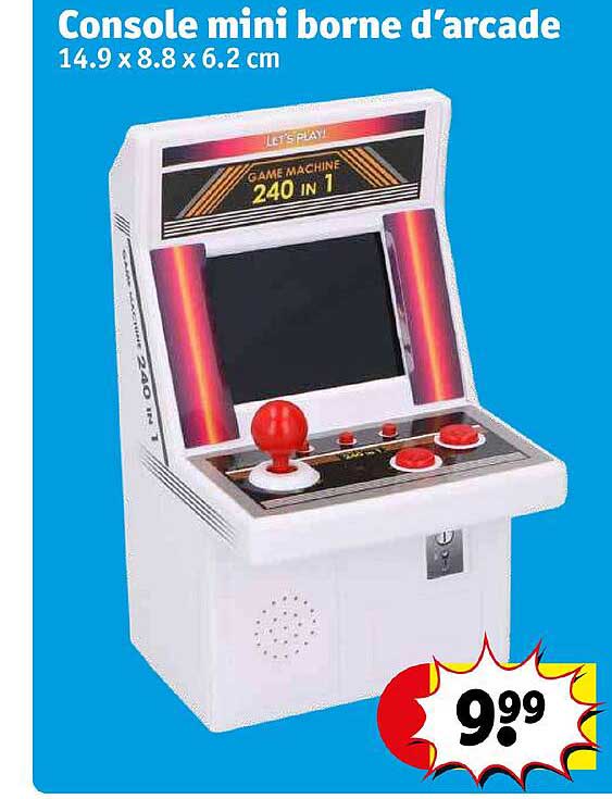 console mini borne d'arcade