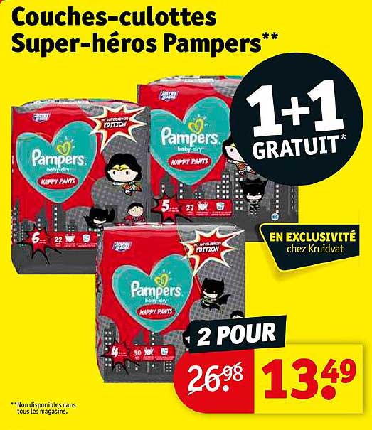 couches-culottes super-héros pampers