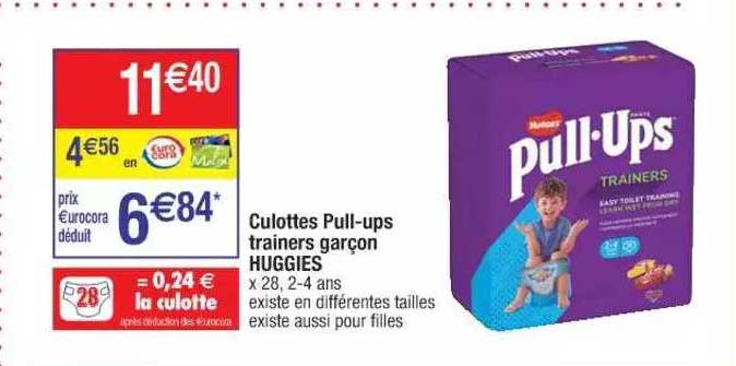 Culottes Pull-ups Trainers Garçon Huggies