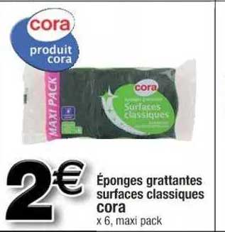 éponges Grattantes Surfaces Classiques Cora