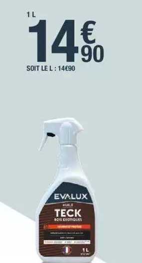 huile teck evalux