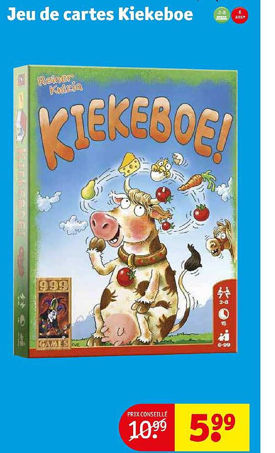 Jeu De Cartes Kiekeboe