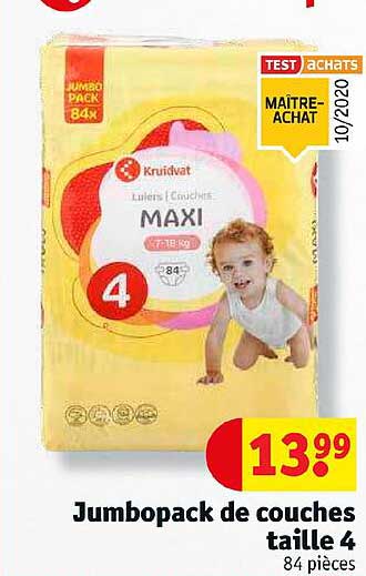 Jumbopack De Couches Taille 4