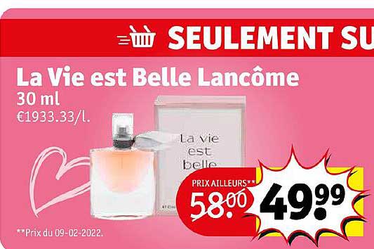 la vie est belle lancôme