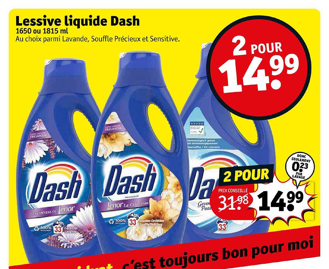 Lessive Liquide Dash