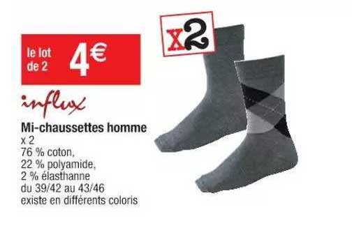 mi-chaussettes homme influx