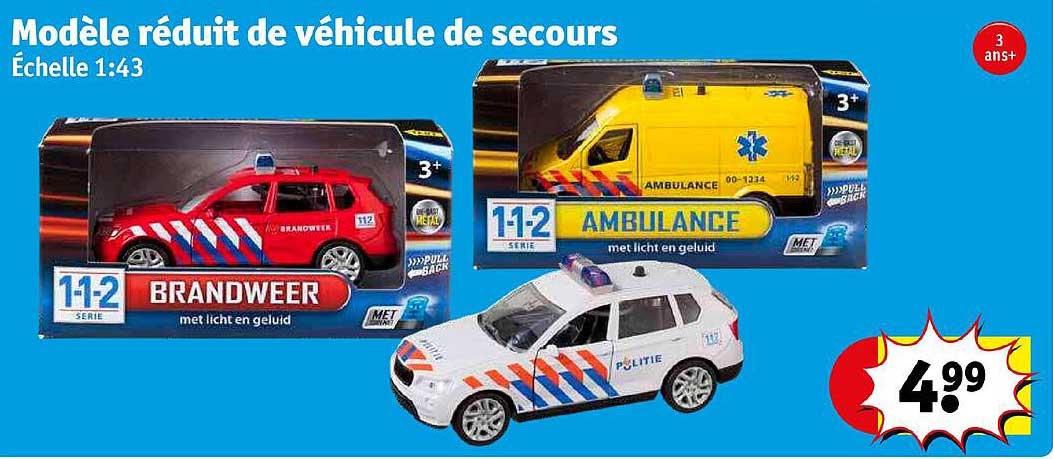 modèle réduit de véhicule de secours