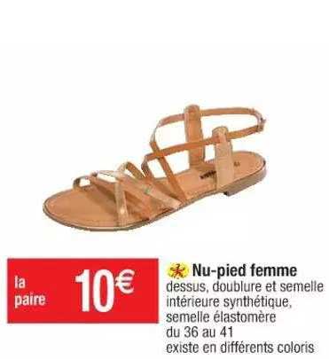 Nu-pied Femme