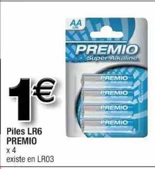 Piles Lr6 Premio