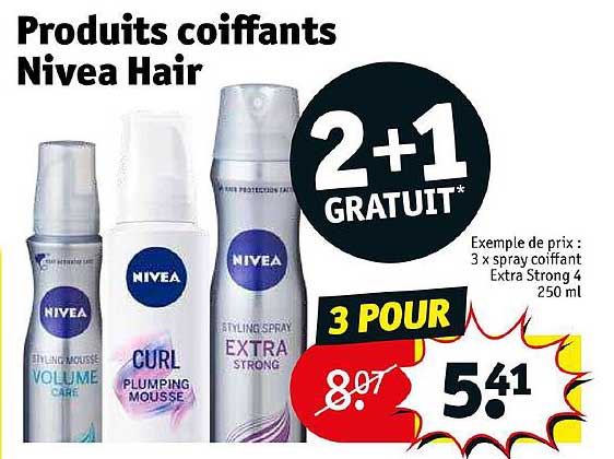 produits coiffants nivea hair