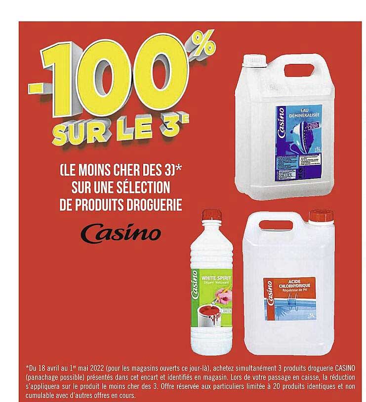 produits droguerie casino
