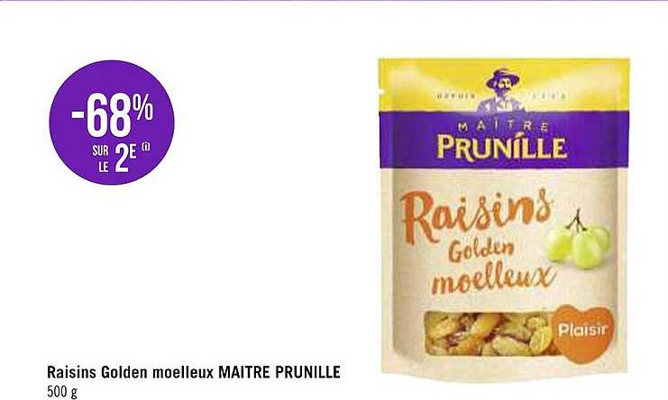 raisins golden moelleux maître prunille